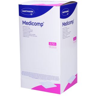 HARTMANN Medicomp® Vliesstoffkompressen 4-lagig 10 x 10 cm