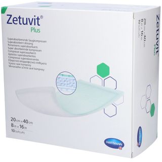 HARTMANN Zetuvit® Plus Saugkompressen 20 x 40 cm