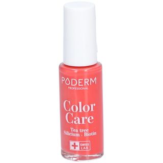 Poderm Color Care Teebaum Nagellack Nr 273 Rouge Corail