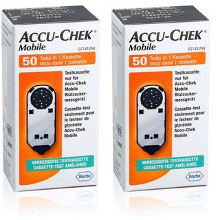 ACCU-CHEK® Mobile - Cassette-test pour lecteur de glycémie