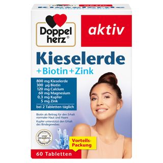 Doppelherz® aktiv Kieselerde + Biotin + Zink Tabletten