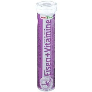 Doppelherz Vitamin C + Zink Brausetabletten - 15 Stück, Blutorangen-Granatapfel Geschmack, Vegan