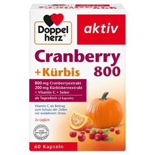 Doppelherz® aktiv Cranberry + Kürbis + Vitamin C + Selen Kapseln