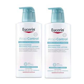 Eucerin® AtopiControl Beruhigende Reichhaltige Lotion beruhigt die Haut bei Neurodermitis