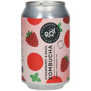 ROY Kombucha à la fraise et au basilic