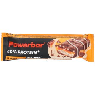 Powerbar® 40 % de protéines + Barre riche en protéines et pauvre en sucre - Caramel et Cacahuètes