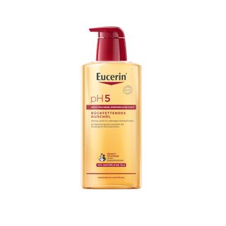 Eucerin pH5 Duschöl – Rückfettende Reinigung für trockene, strapazierte Haut mit natürlichen Pflegeölen