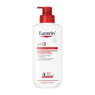 Eucerin pH5 Waschlotion für Körper, Gesicht und Hände  – bietet empfindlicher und trockener Haut eine milde Reinigung & bewahrt die Schutzfunktion der Haut