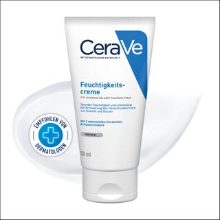 CeraVe Feuchtigkeitscreme: Reichhaltige Körpercreme für trockene bis sehr trockene Haut für Gesicht und Körper