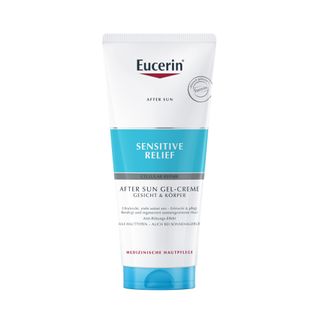 Eucerin® After Sun Sensitive Relief Gel-Creme – Ultraleichte und kühlende Apres Sun Pflege für Körper und Gesicht