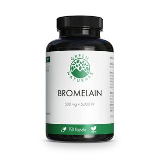 GREEN NATURALS Bromelain 500 mg vegan