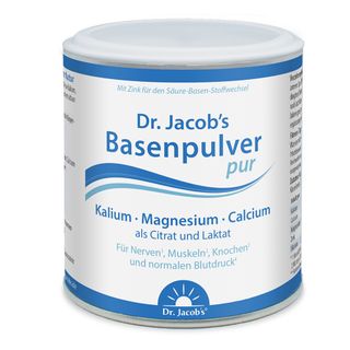 Dr. Jacob's Basenpulver pur Citrat-Laktat Mineralstoffe Kalium Magnesium Calcium