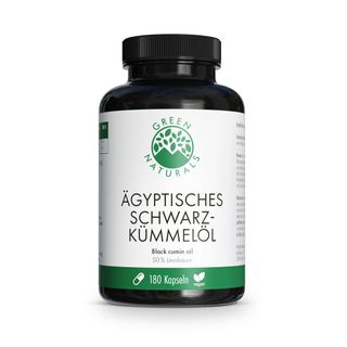 GREEN NATURALS Ägyptisches Schwarzkümmelöl 3000 mg vegan