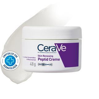 CeraVe Skin Renewing Peptid Creme Aufpolsternde Anti-Aging-Creme für eine aufgepolstertere Haut