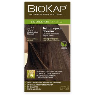 BIOKAP Nutricolor Delicato Haarfarbe 5.0 Hellkastanienbraun Natürlich
