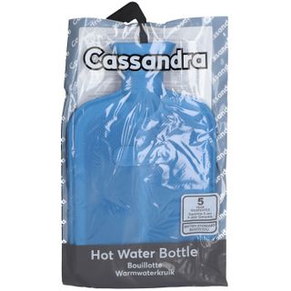 Cassandra Wärmflasche Classic Blau 1,8L