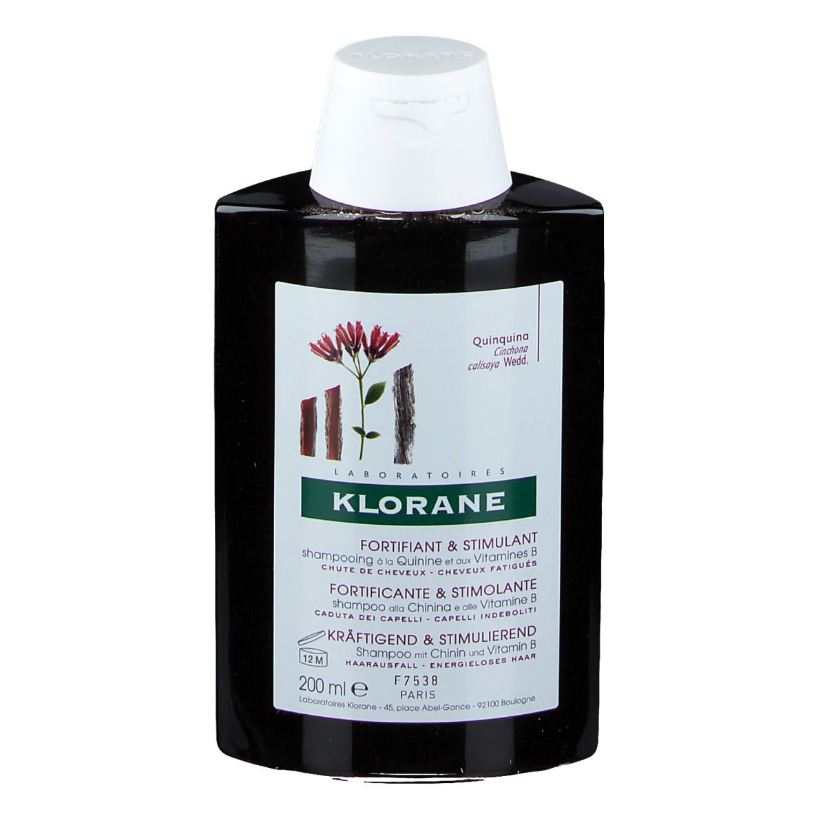 KLORANE Fortifiant & Stimulant Shampooing à la Quinine et aux Vitamine B