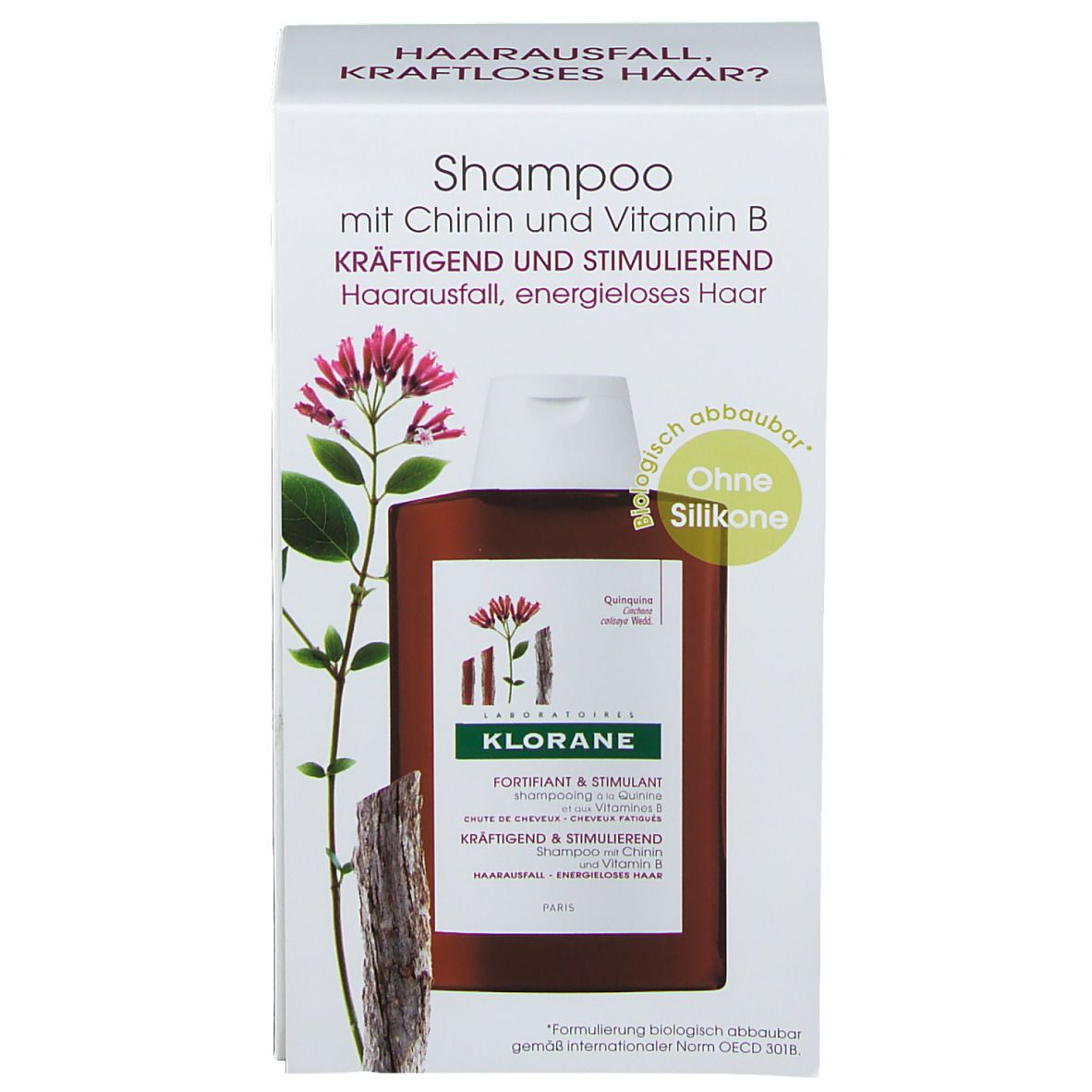 KLORANE Fortifiant & Stimulant Shampooing à la Quinine et aux Vitamine B