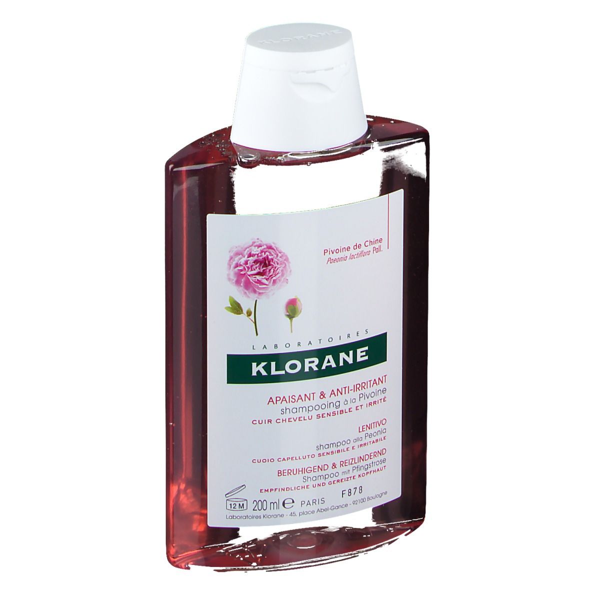 Klorane Apaisant & Anti-Irritant Shampooing à la Pivoine