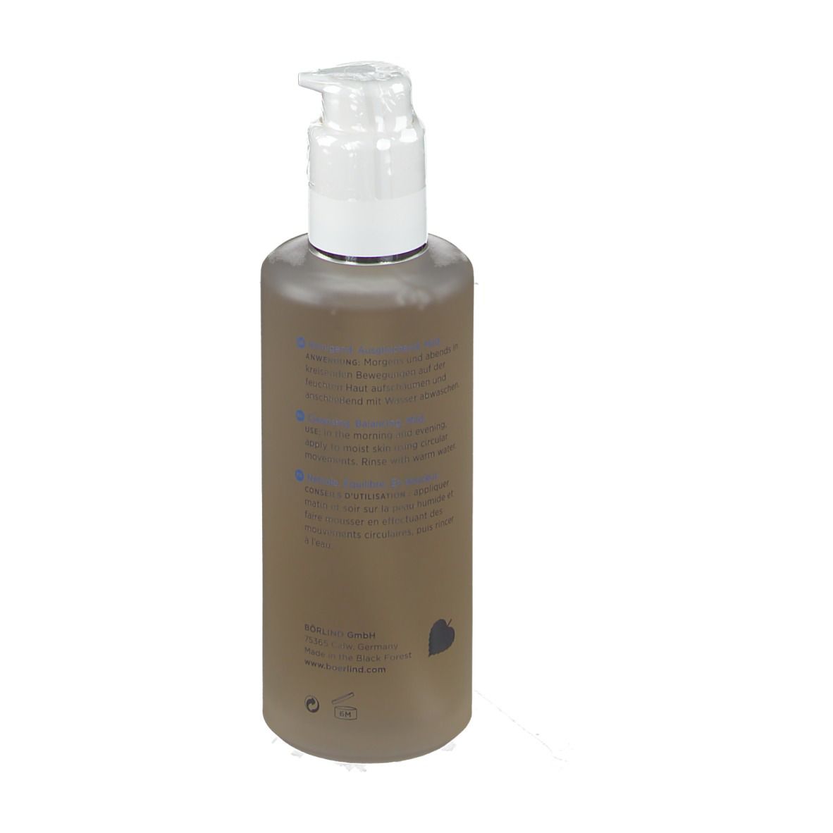 BILAN DU SYSTÈME DE COMBINAISON DE PEAU BÖRLIND MISCHHAUT BALANCE Gel nettoyant doux