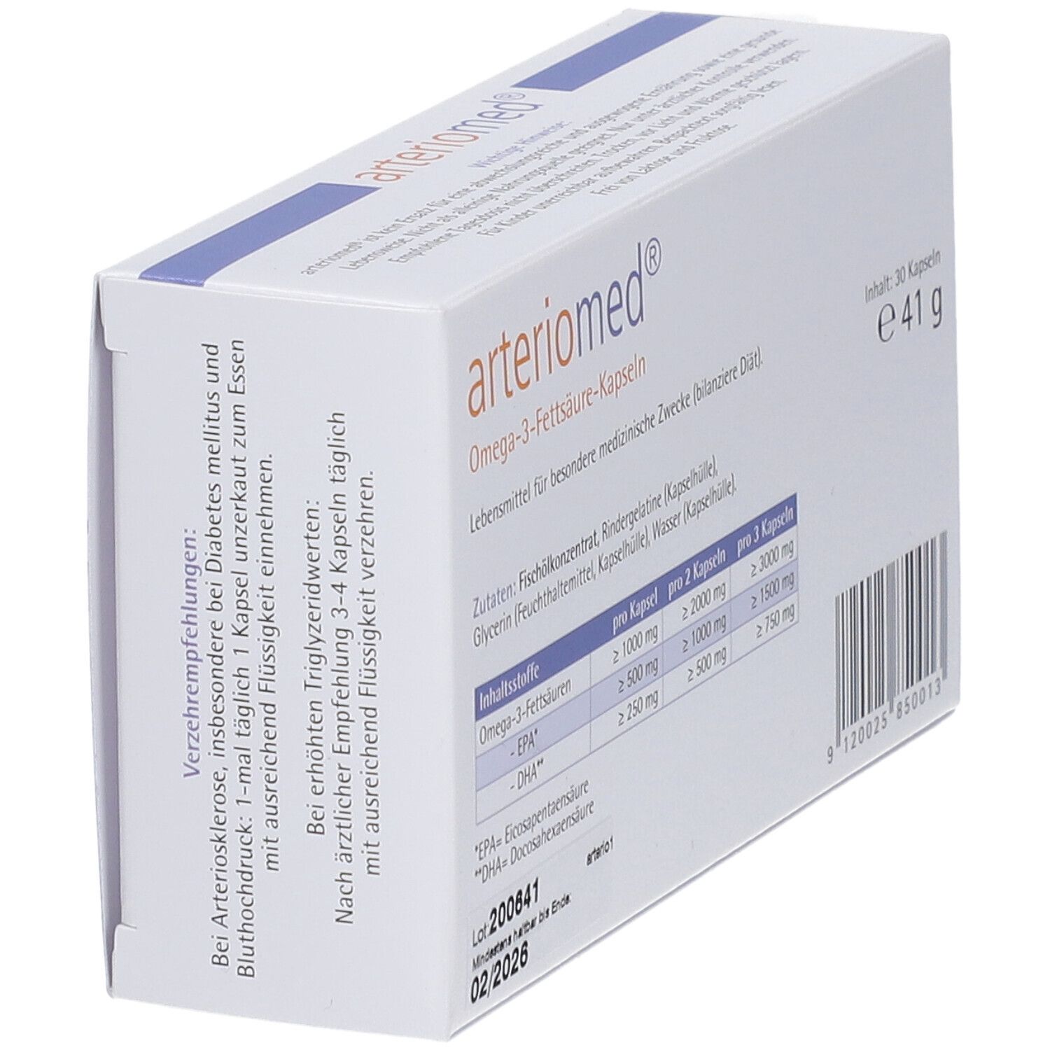 ARTERIOMED® Gélules d'acides gras oméga-3