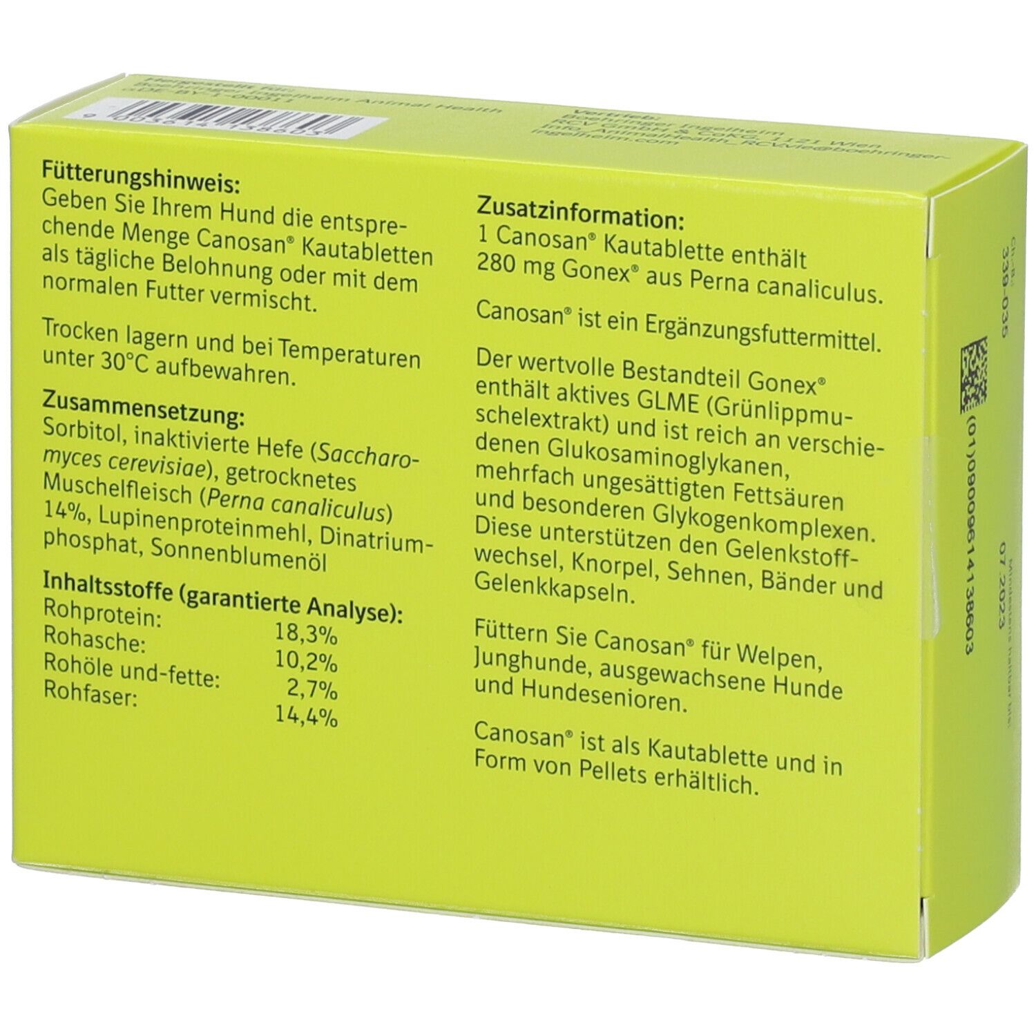Canosan® Kautabletten
