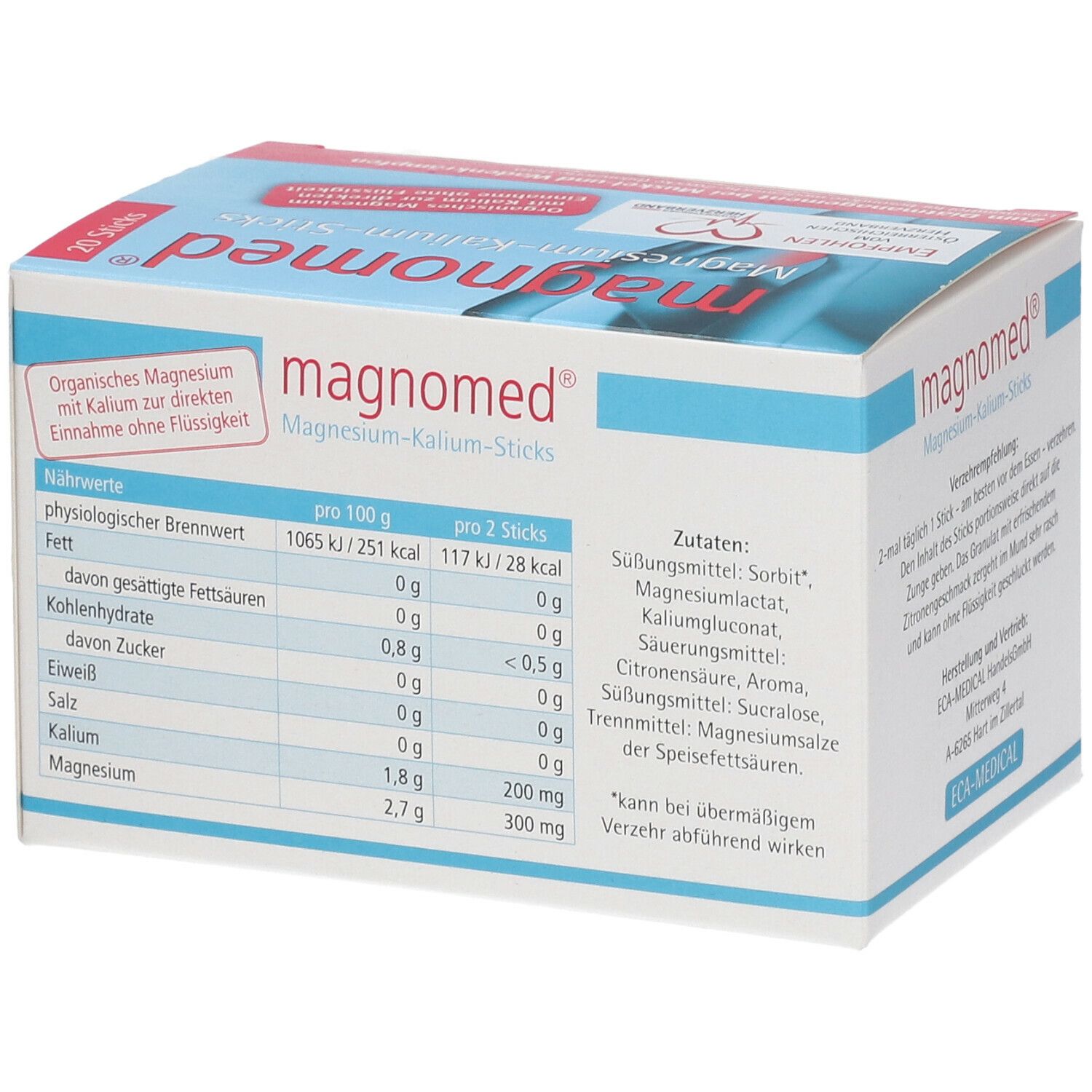 ECA-MEDICAL Magnomed® Magnésium et Potassium