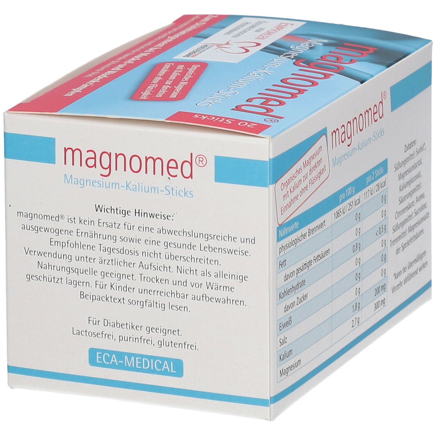 ECA-MEDICAL Magnomed® Magnésium et Potassium