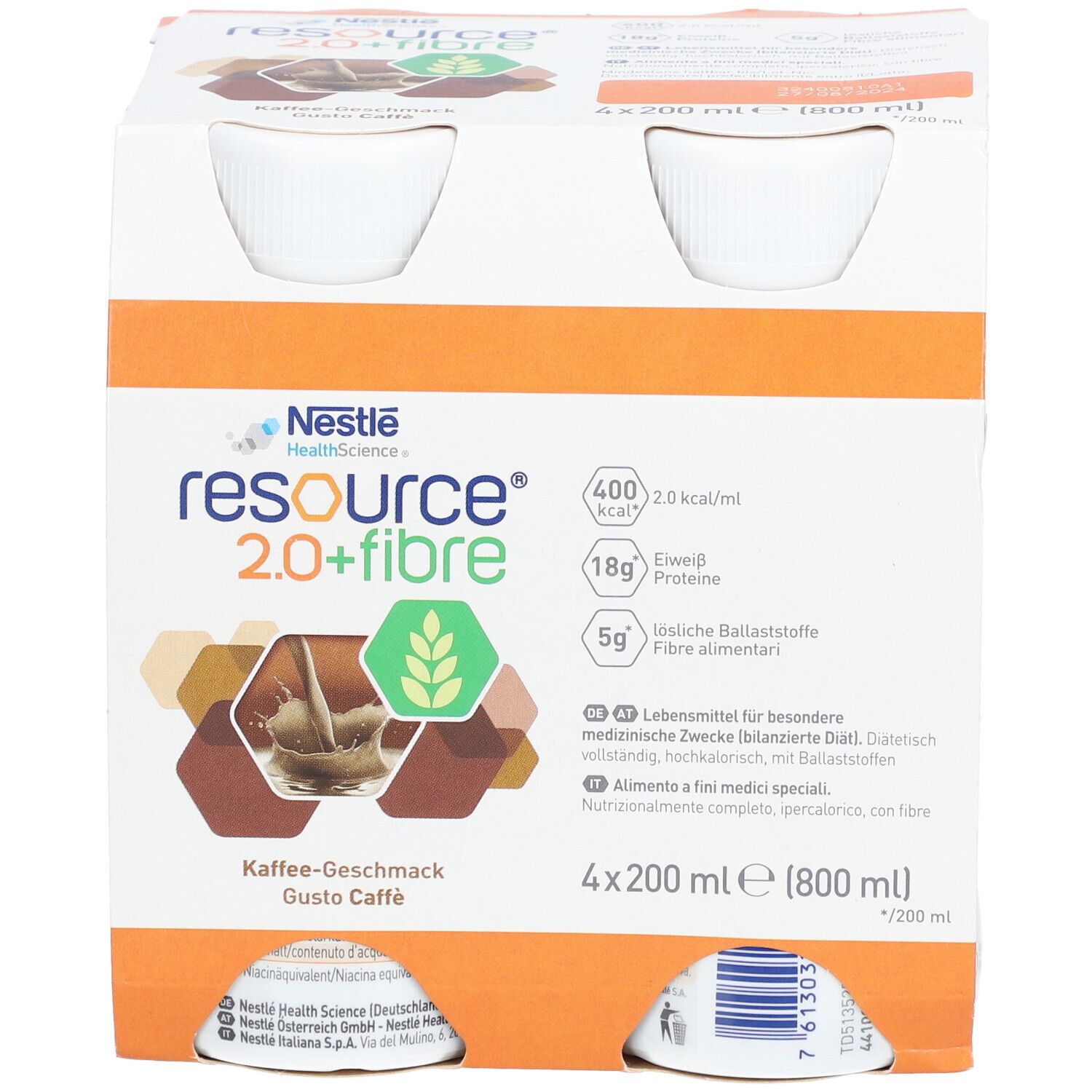 NESTLE Resource 2.0+fibre Café