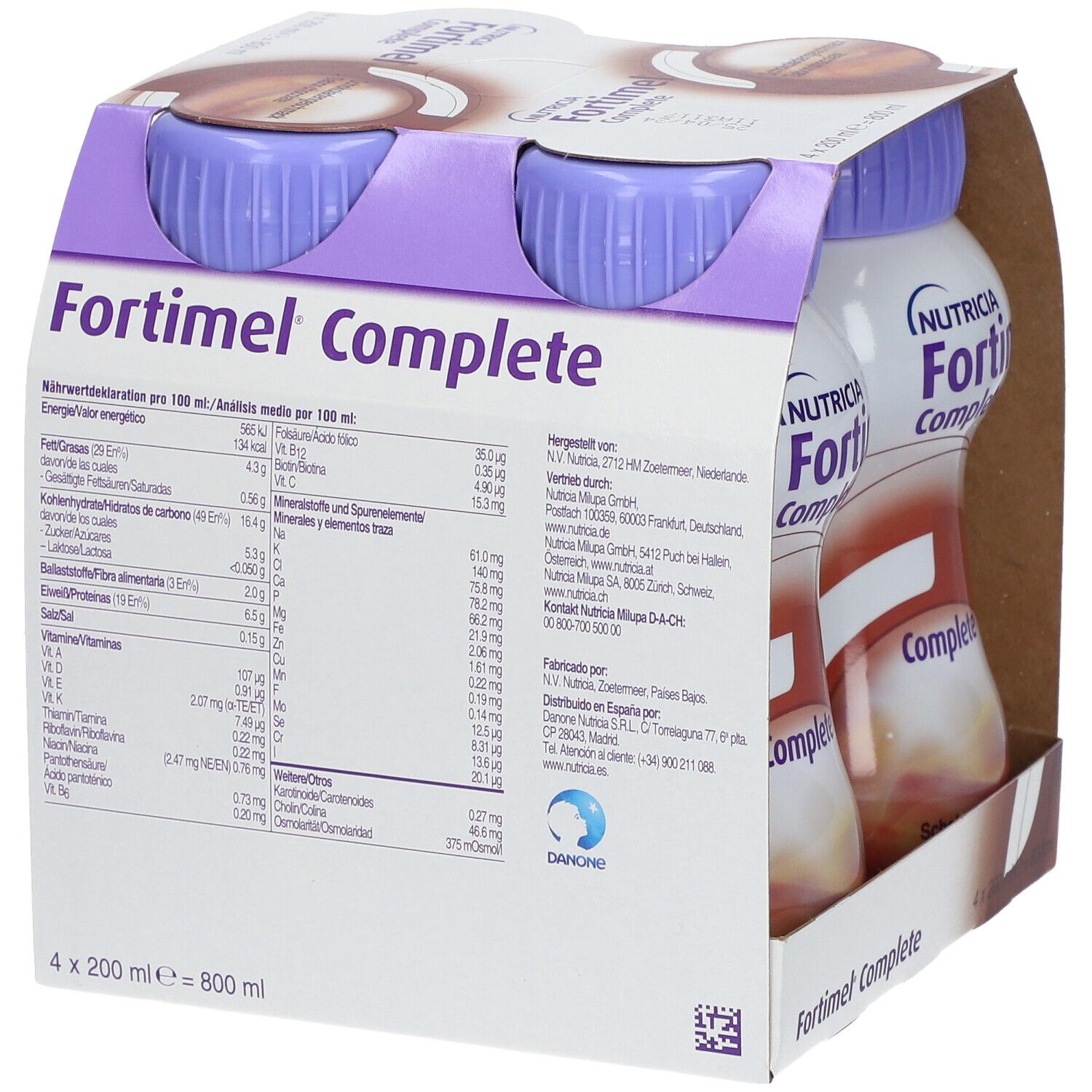 Fortimel Complete Schokolade