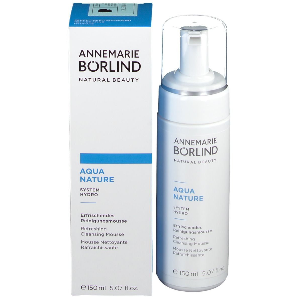ANNEMARIE BÖRLIND AQUA NATURE SYSTEM HYDRO Mousse nettoyante rafraîchissante