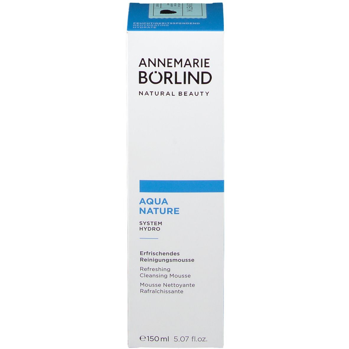 ANNEMARIE BÖRLIND AQUA NATURE SYSTEM HYDRO Mousse nettoyante rafraîchissante