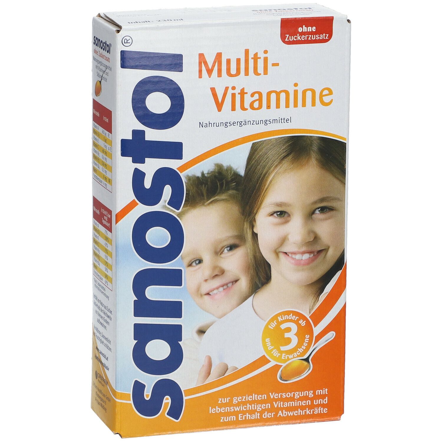 Sanostol® Multivitamin Saft zuckerfrei