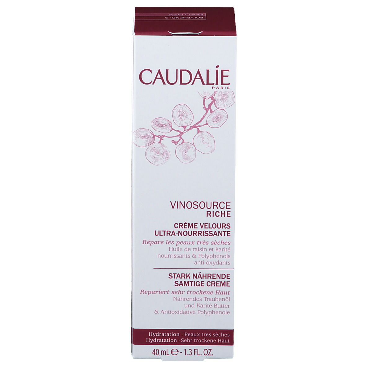 CAUDALIE Vinosource stark nährende samtige Creme