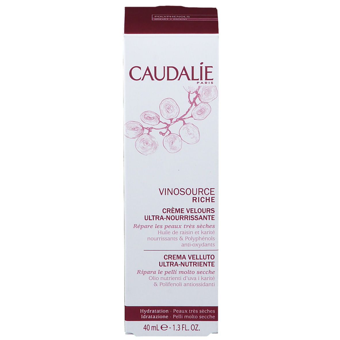 CAUDALIE Vinosource stark nährende samtige Creme