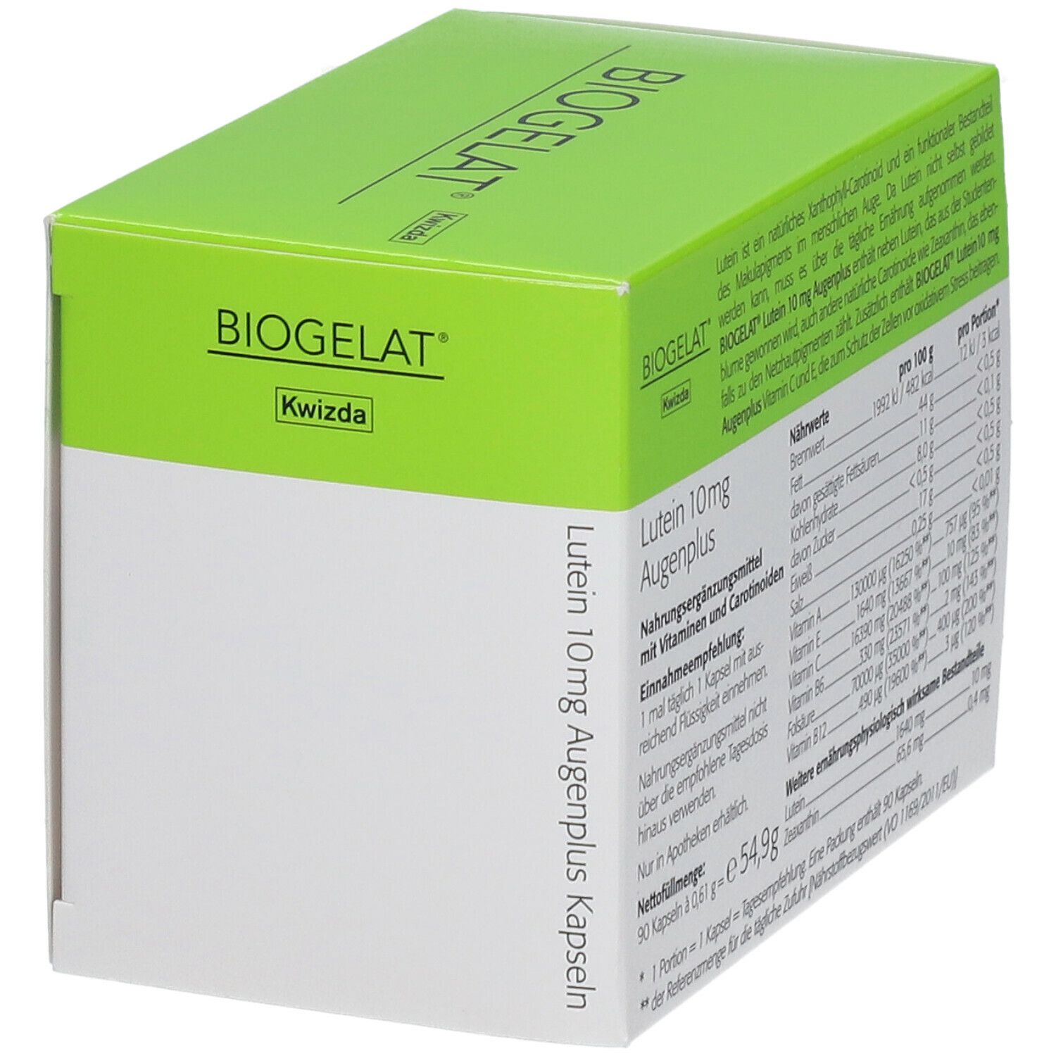 BIOGELAT® 10 mg Augenplus