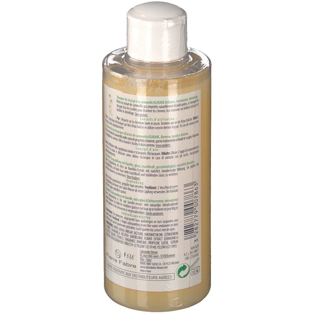 Klorane Vinaigre de rinçage à la camomille Reflets Blonds