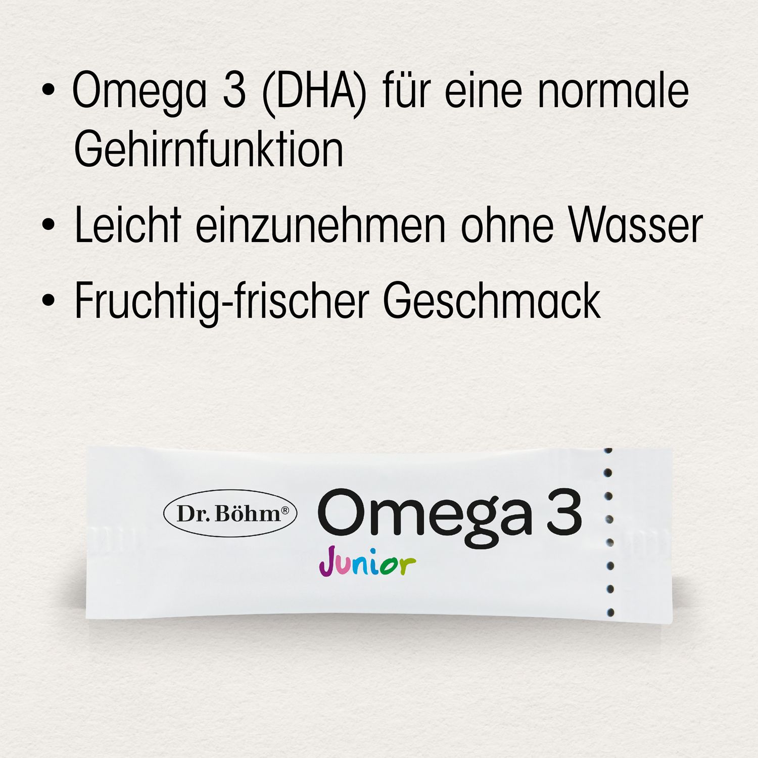 DR.BÖHM® Junior Omega 3 Direct Sticks