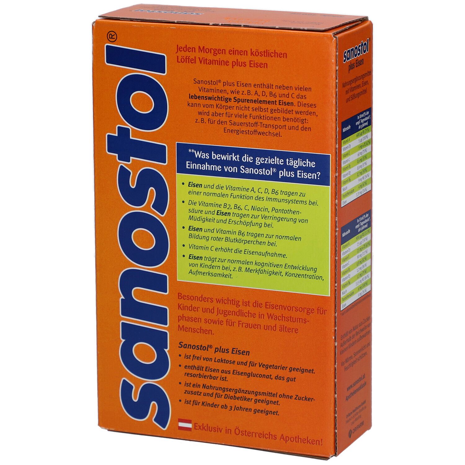 sanostol® multi-vitamines + fer