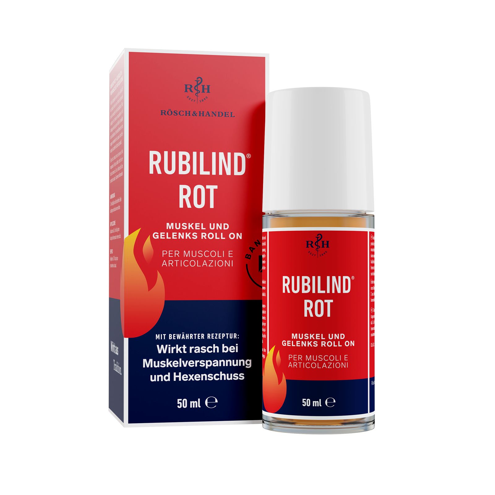 RUBILIND ROT Roll On Muscles et Articulations