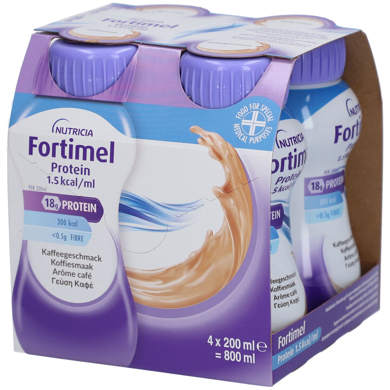 Fortimel Protein 1.5 kcal Kaffee – Hochkalorische Eiweiß-Trinknahrung