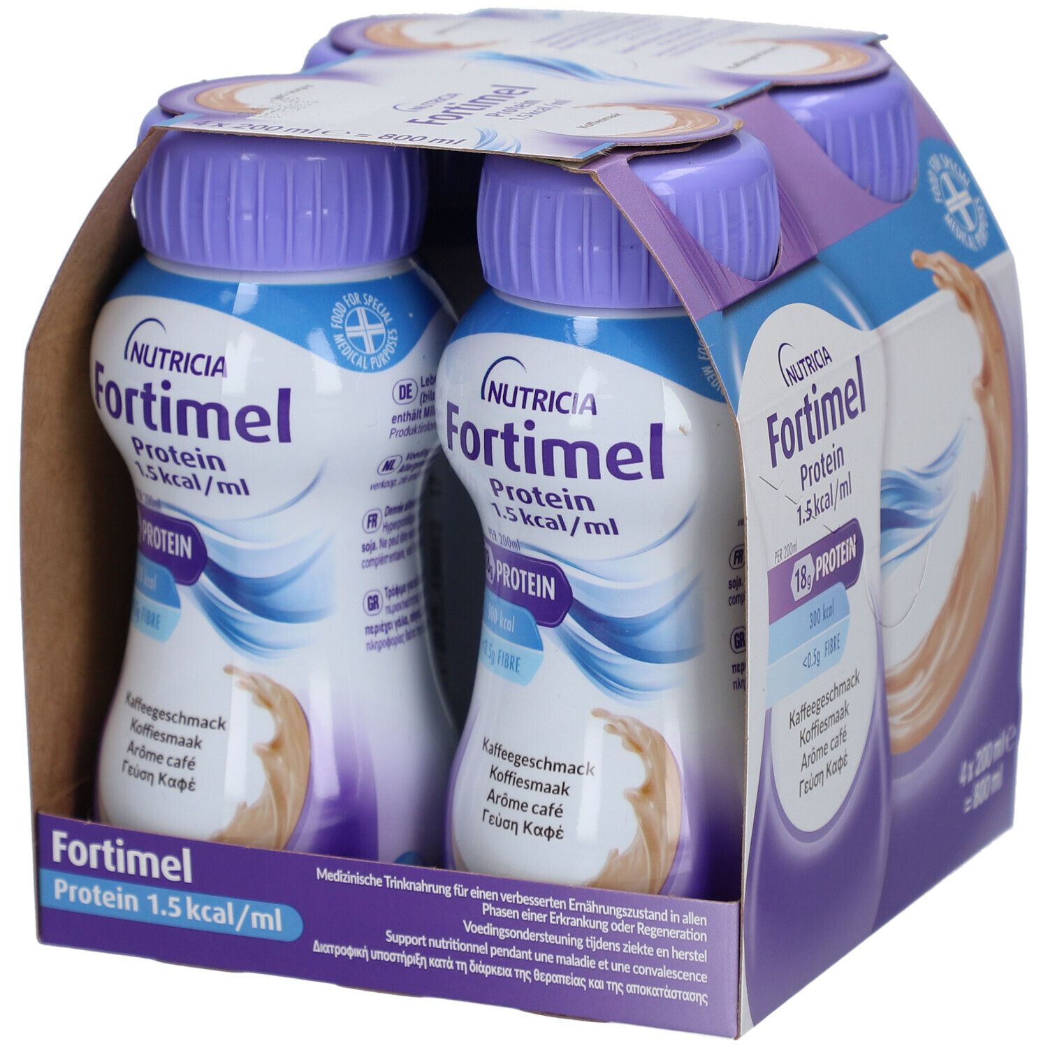 Fortimel Protein 1.5 kcal Kaffee – Hochkalorische Eiweiß-Trinknahrung