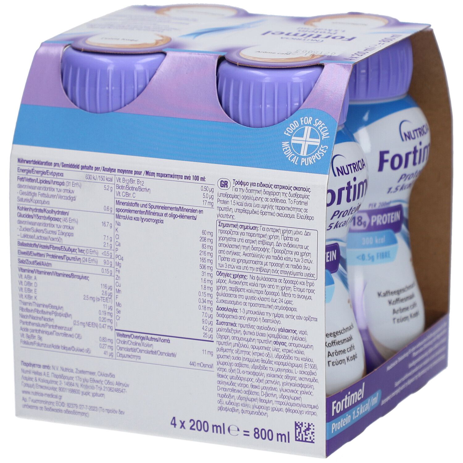 Fortimel Protein 1.5 kcal Kaffee – Hochkalorische Eiweiß-Trinknahrung