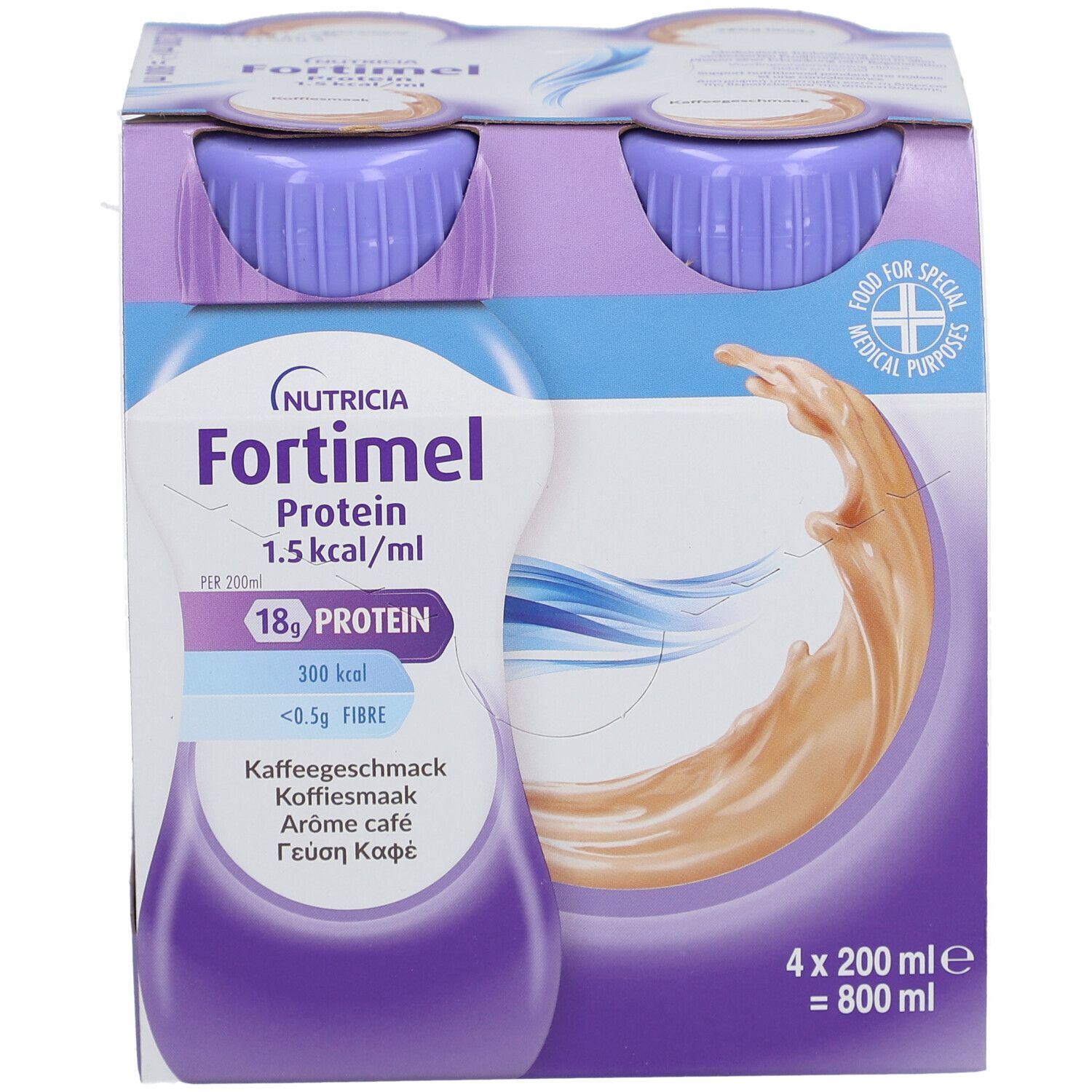 Fortimel Protein 1.5 kcal Kaffee – Hochkalorische Eiweiß-Trinknahrung