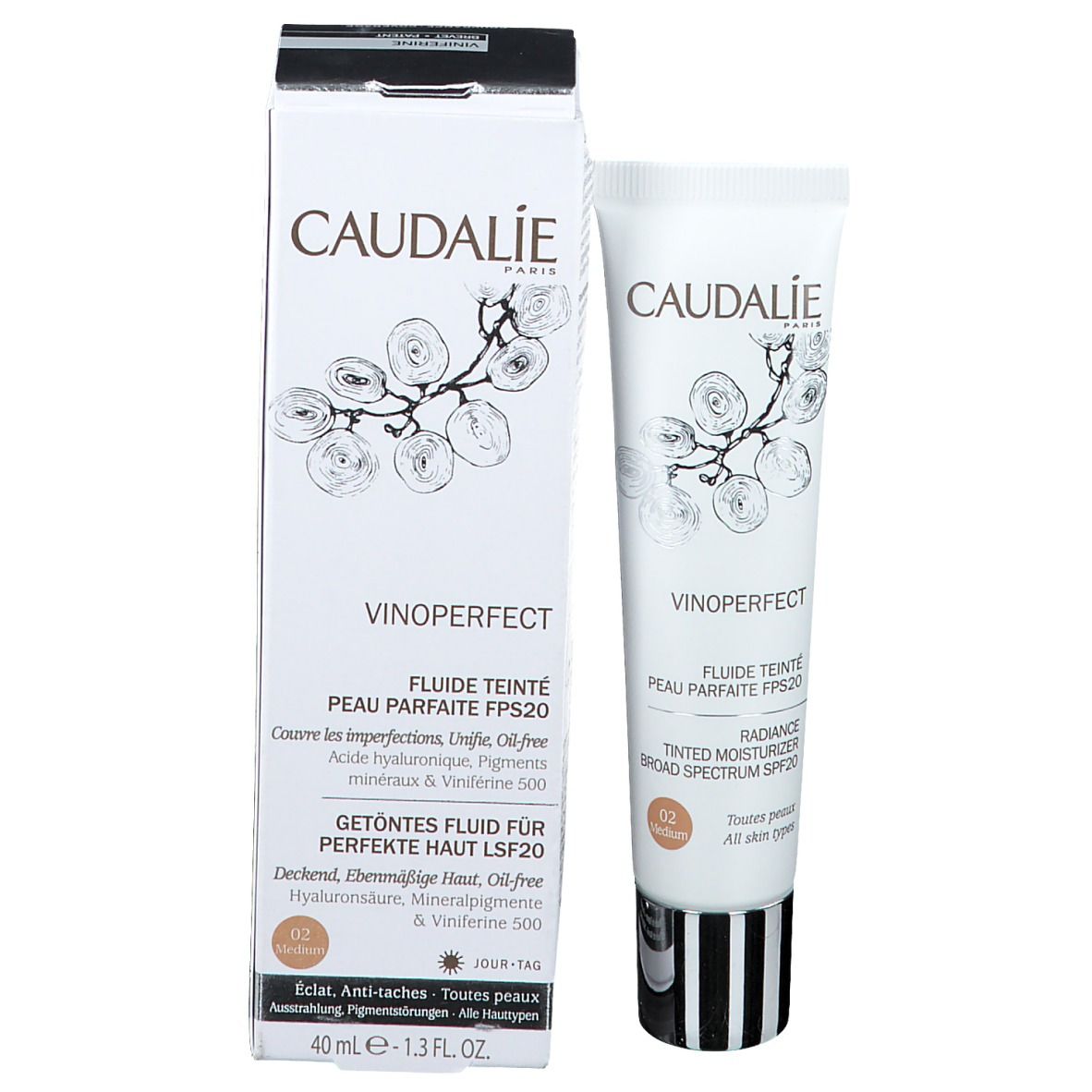 CAUDALIE Vinoperfect Fluid Medium LSF 20