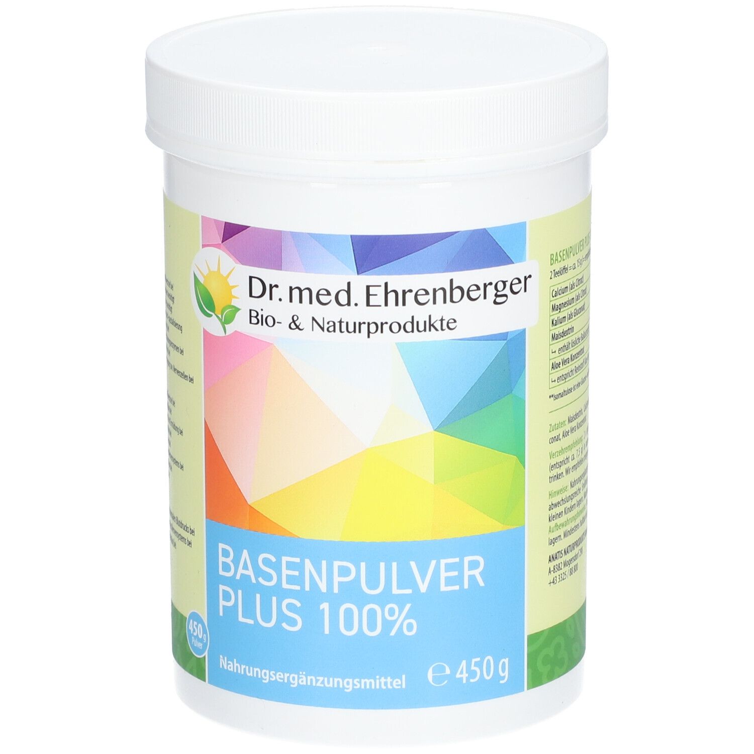 Dr. med. Ehrenberger Basenpulver Plus 100 %