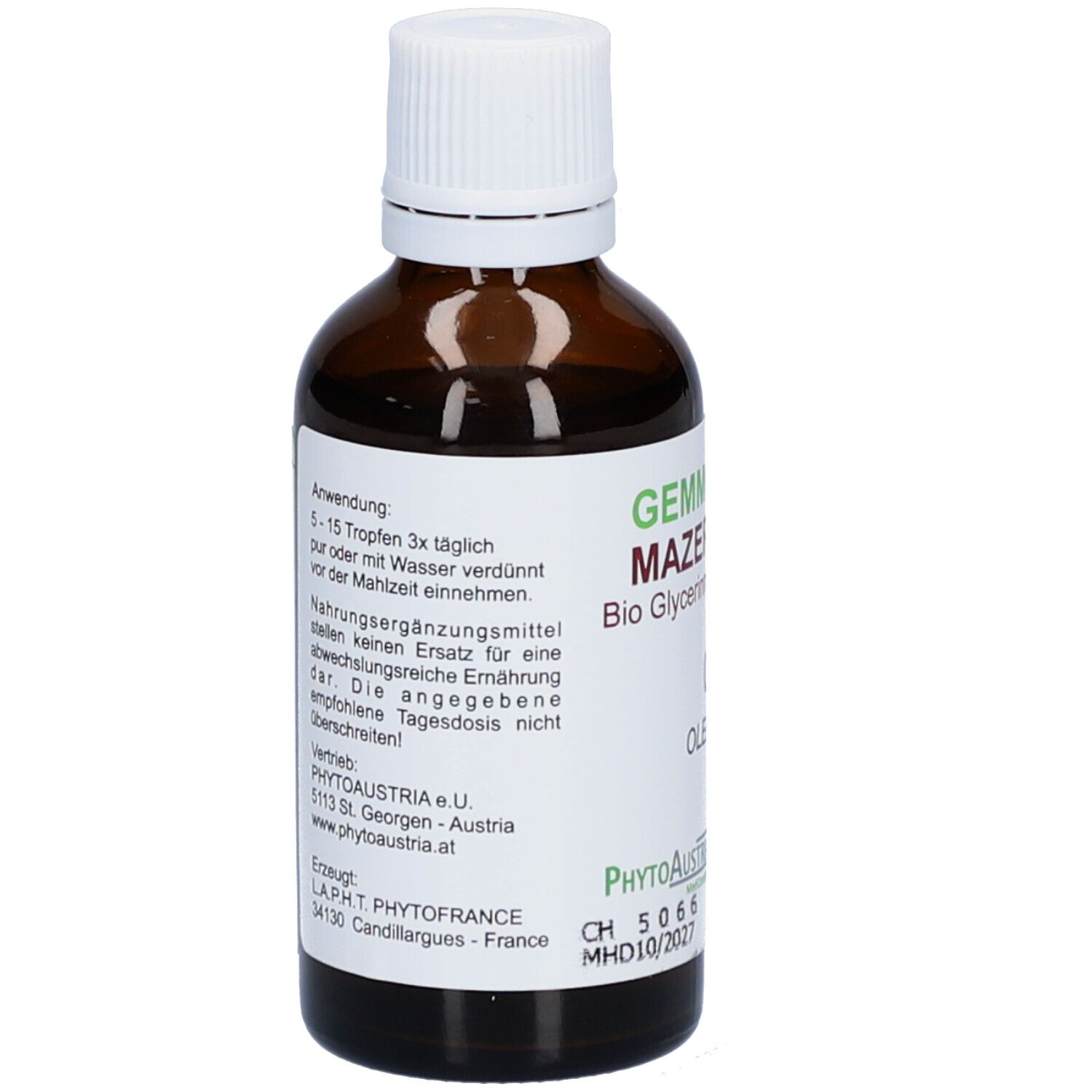 PHYTOAUSTRIA Macérat Gemmo Olive