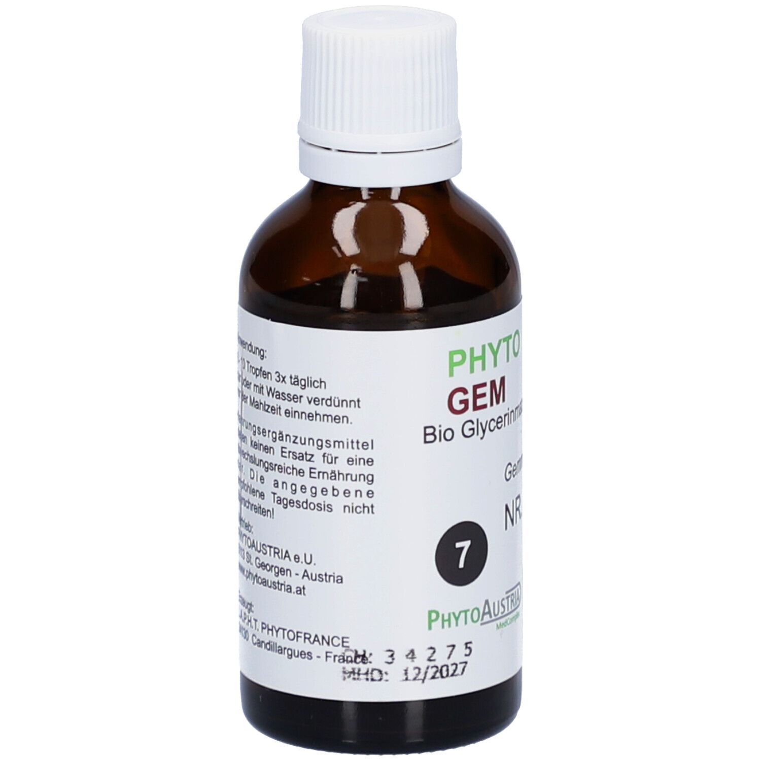 PHYTOAUSTRIA Gemmo Macérat de géant séquoia - gemmothérapie pour la vitalité et la santé masculine
