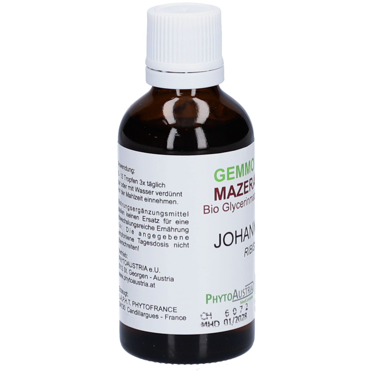 Gemmo Mazerat Schwarze Johannisbeere