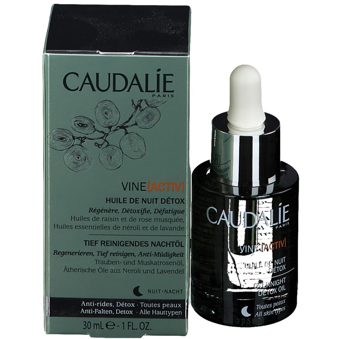 CAUDALIE VINEACTIV Tief Reinigendes Nachtöl